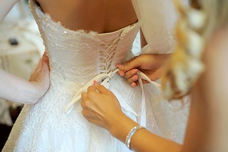 wedding dress dry cleaners near me